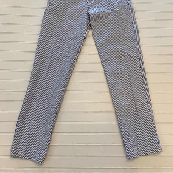 Brooks Brothers Red Fleece Boys Blue/White Sear Sucker Pants - Picture 4 of 11